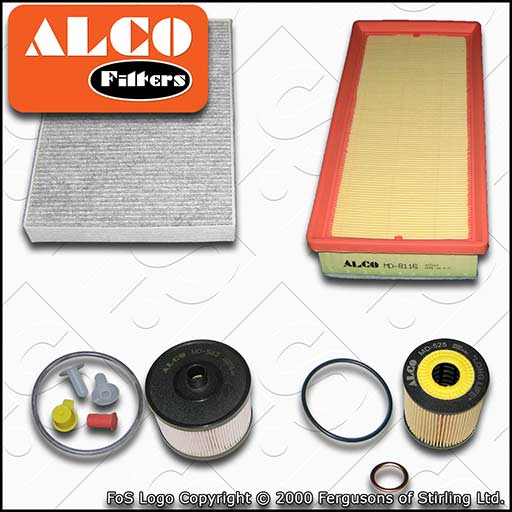 SERVICE KIT for CITROEN C5 2.0 HDI DW10BTED4 OIL AIR FUEL CABIN FILTER 2008-2015