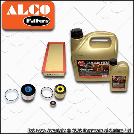 SERVICE KIT for CITROEN C5 2.0 HDI DW10CTED4 OIL AIR FUEL FILTERS +OIL 2009-2015