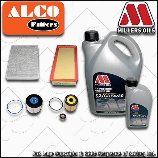 SERVICE KIT for CITROEN C5 2.0 HDI DW10CTED4 OIL AIR FUEL CABIN FILTERS +OIL