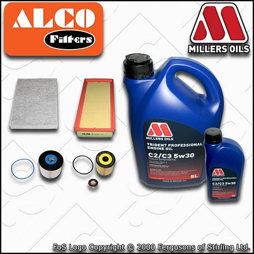 SERVICE KIT for CITROEN C5 2.0 HDI DW10CTED4 OIL AIR FUEL CABIN FILTERS +OIL