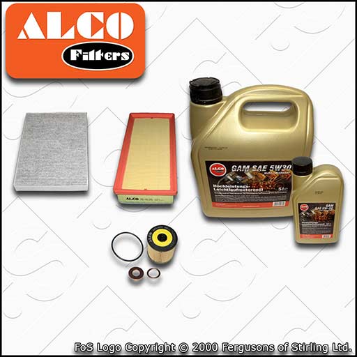 SERVICE KIT for CITROEN C5 2.0 HDI DW10B DW10C OIL AIR CABIN FILTER +OIL (09-15)