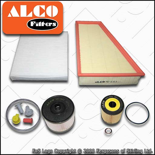 SERVICE KIT for FORD GALAXY 2.0 TDCI ALCO OIL AIR FUEL CABIN FILTERS (2006-2012)