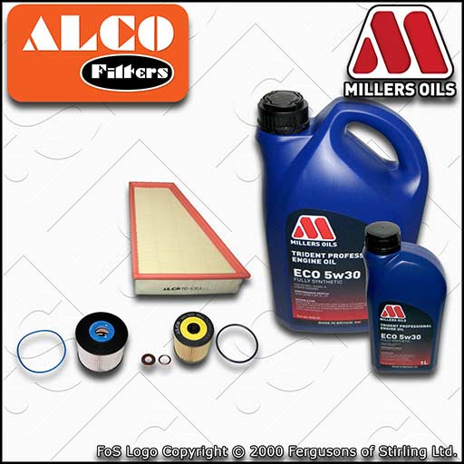 SERVICE KIT for FORD MONDEO MK4 2.0 TDCI OIL AIR FUEL FILTERS +OIL (2012-2014)