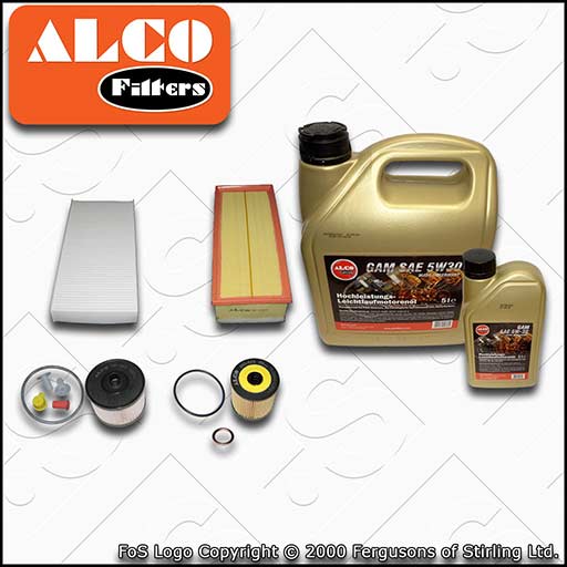 SERVICE KIT for PEUGEOT EXPERT 2L HDI OIL AIR FUEL CABIN FILTERS OIL (2007-2016)