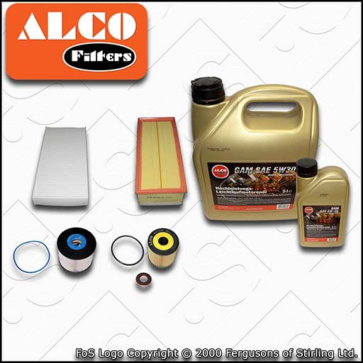 SERVICE KIT for PEUGEOT EXPERT 2L HDI OIL AIR FUEL CABIN FILTERS OIL (2009-2016)