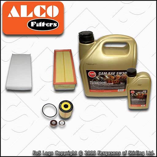 SERVICE KIT for PEUGEOT EXPERT 2L HDI OIL AIR CABIN FILTERS with OIL (2007-2016)