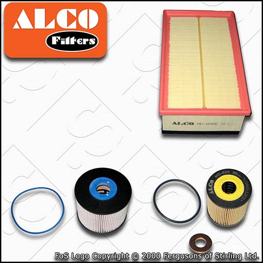 SERVICE KIT for CITROEN C4 PICASSO 2.0 HDI ALCO OIL AIR FUEL FILTERS (2009-2013)