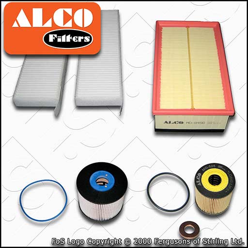 SERVICE KIT for CITROEN C4 PICASSO 2.0 HDI OIL AIR FUEL CABIN FILTER (2009-2013)
