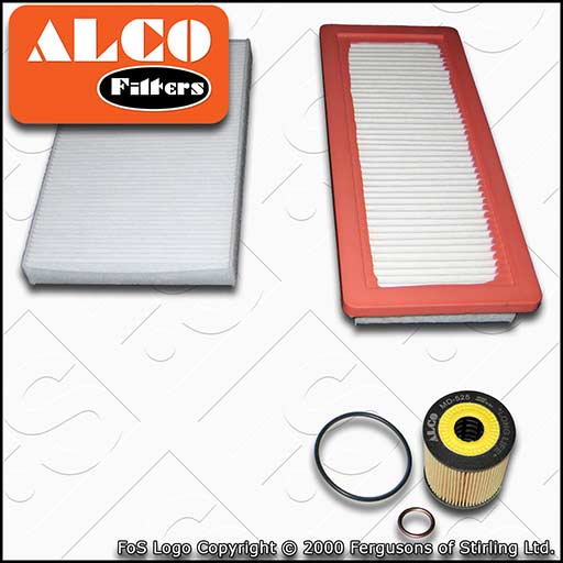 SERVICE KIT for PEUGEOT RCZ 1.6 ALCO OIL AIR CABIN FILTERS (2010-2015)