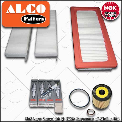 SERVICE KIT for CITROEN C4 PICASSO 1.6 THP OIL AIR CABIN FILTERS PLUGS 2009-2013