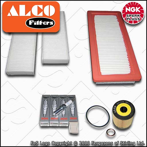 SERVICE KIT for PEUGEOT 308 1.6 THP 125 156 OIL AIR CABIN FILTER PLUGS 2013-2021