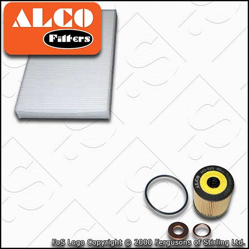 SERVICE KIT for PEUGEOT 308 2.0 HDI ALCO OIL CABIN FILTERS (2007-2014)