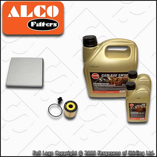 SERVICE KIT for CITROEN RELAY 2.2 HDI ALCO OIL CABIN FILTERS +OIL (2006-2013)