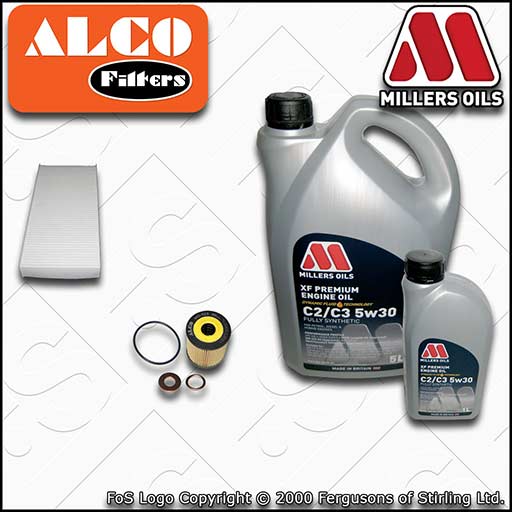 SERVICE KIT for PEUGEOT EXPERT 2L HDI OIL CABIN FILTERS with XF OIL (2007-2016)