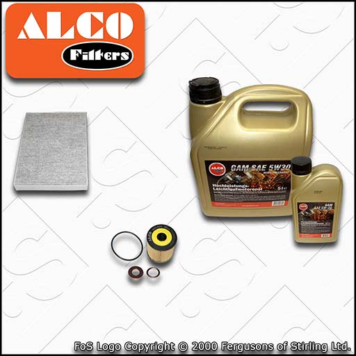 SERVICE KIT for CITROEN C5 2.0 HDI DW10B DW10C OIL CABIN FILTER +OIL (2009-2015)