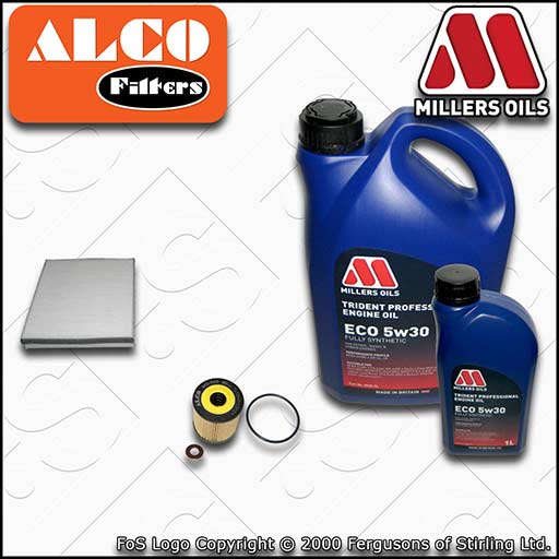 SERVICE KIT for FORD FOCUS MK3 2.0 TDCI OIL CABIN FILTERS +ECO OIL (2010-2014)