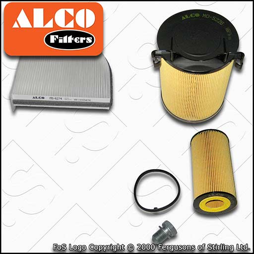 SERVICE KIT for SEAT LEON 1P 2.0 FSI ALCO OIL AIR CABIN FILTERS (2005-2010)