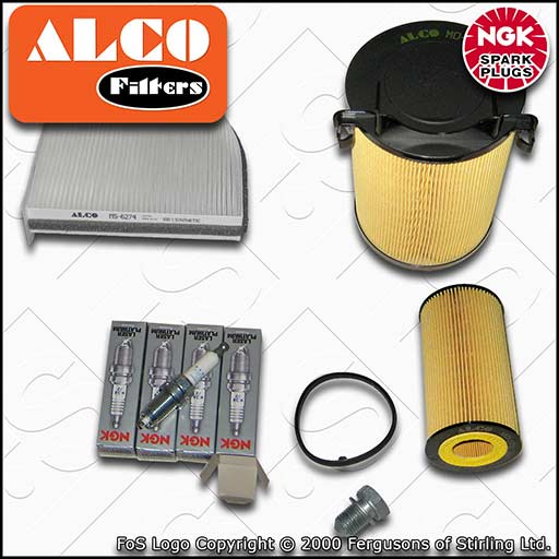 SERVICE KIT for SEAT LEON 1P 2.0 FSI OIL AIR CABIN FILTERS SPARK PLUGS 2005-2010