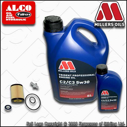 SERVICE KIT for TOYOTA AURIS 2.2 D OIL FILTER with C2/C3 OIL 2006-2012