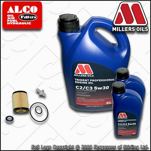 SERVICE KIT for TOYOTA AURIS 2.0 D-4D OIL FILTER with C2/C3 OIL 2006-2012