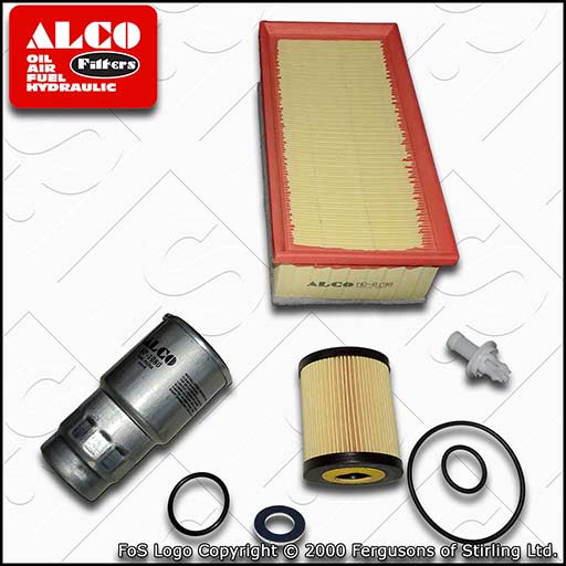 SERVICE KIT for TOYOTA COROLLA VERSO 2.2 D-4D OIL AIR FUEL FILTERS (2005-2009)