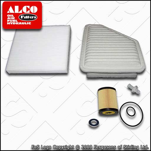 SERVICE KIT for TOYOTA AVENSIS 2.0 2.2 D-4D OIL AIR CABIN FILTERS (2008-2018)