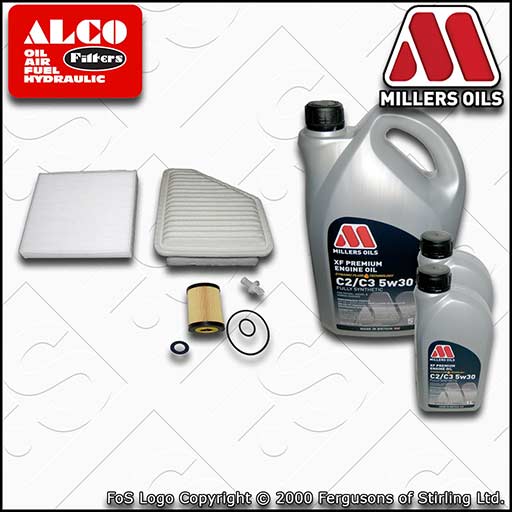 SERVICE KIT for TOYOTA AVENSIS 2.0 2.2 D-4D OIL AIR CABIN FILTERS +OIL 2008-2018