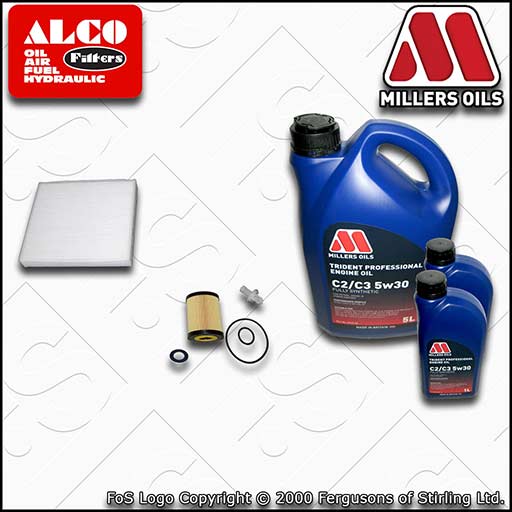 SERVICE KIT for TOYOTA AURIS 2.0 D-4D OIL CABIN FILTERS +OIL (2006-2012)