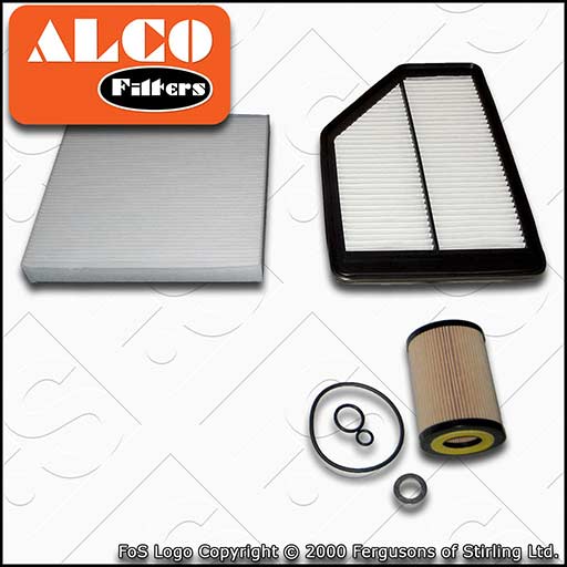 SERVICE KIT for HONDA CR-V 2.2 I-CTDI ALCO OIL AIR CABIN FILTERS (2007-2009)