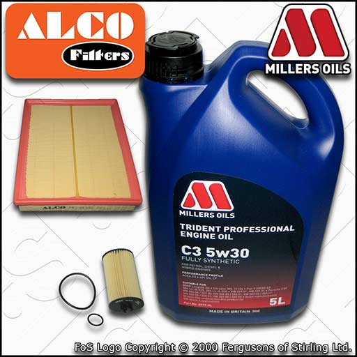 VAUXHALL/OPEL VECTRA C MK2 1.8 Z18XER OIL AIR FILTER SERVICE KIT +5w30 OIL