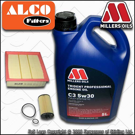 SERVICE KIT for VAUXHALL OPEL CORSA D 1.0 A10XEP OIL AIR FILTER +OIL (2009-2015)