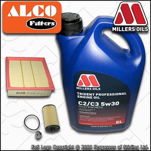 SERVICE KIT for VAUXHALL OPEL CORSA D 1.0 A10XEP OIL AIR FILTER +OIL (2009-2015)