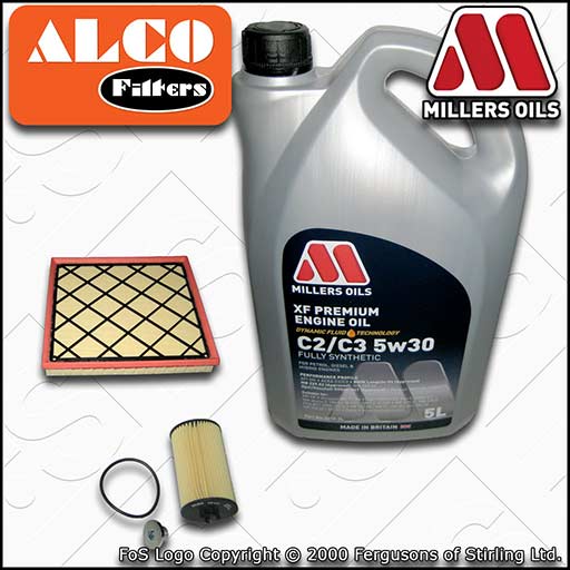 SERVICE KIT for VAUXHALL ASTRA J 1.4 1.6 OIL AIR FILTERS +OIL (2009-2015)