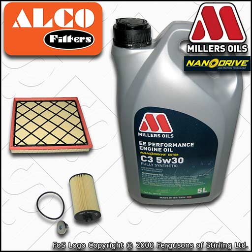 SERVICE KIT for VAUXHALL ASTRA J 1.4 1.6 OIL AIR FILTERS +OIL (2009-2015)