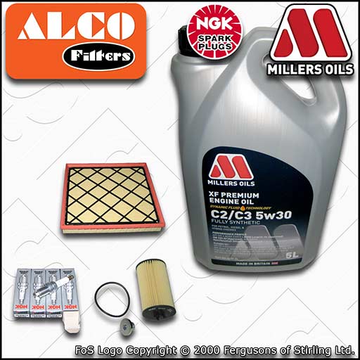 SERVICE KIT for VAUXHALL ASTRA J 1.4 16V OIL AIR FILTERS PLUGS +OIL (2009-2015)