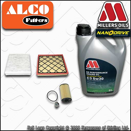 SERVICE KIT for VAUXHALL ASTRA J 1.4 1.6 OIL AIR CABIN FILTERS +OIL (2009-2015)