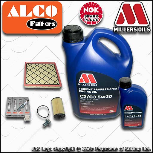 SERVICE KIT for VAUXHALL OPEL CASCADA 1.6 OIL AIR FILTERS PLUGS +OIL (2013-2019)