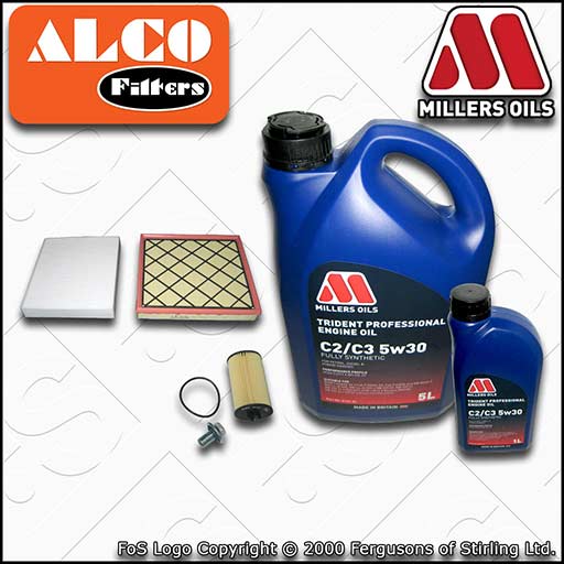 SERVICE KIT for VAUXHALL ASTRA J 1.6 TURBO OIL AIR CABIN FILTER +OIL (2012-2015)