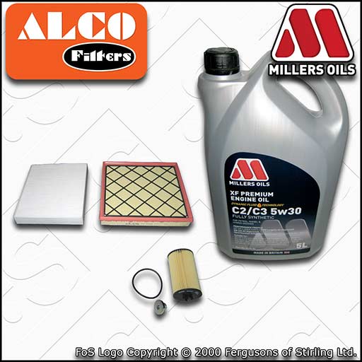 SERVICE KIT for VAUXHALL ASTRA J 1.4 TURBO OIL AIR CABIN FILTER +OIL (2012-2015)
