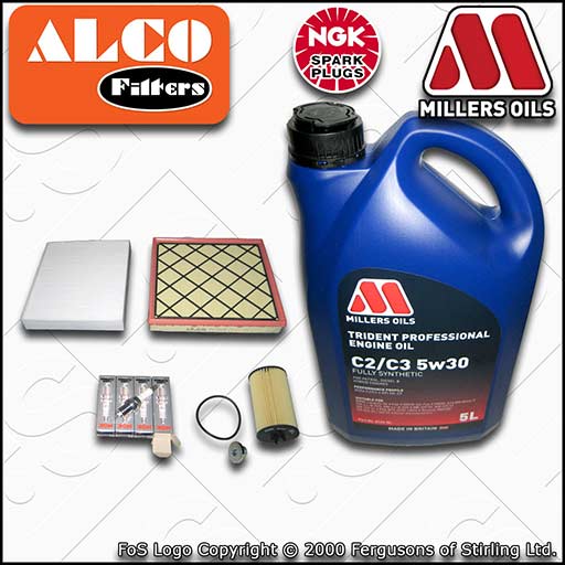 SERVICE KIT for VAUXHALL ASTRA J 1.6 TURBO A16LET OIL AIR CABIN FILTER PLUGS+OIL