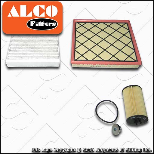 SERVICE KIT for VAUXHALL ASTRA J 1.4 TURBO OIL AIR CABIN FILTERS (2009-2015)