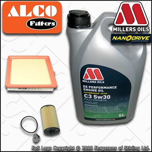 SERVICE KIT for VAUXHALL OPEL ADAM 1.2 1.4 OIL AIR FILTERS +OIL (2012-2019)