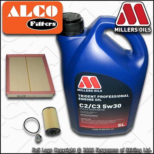 VAUXHALL/OPEL ZAFIRA MK2/B 1.8 OIL AIR FILTER SERVICE KIT +5w30 OIL 2005-2014