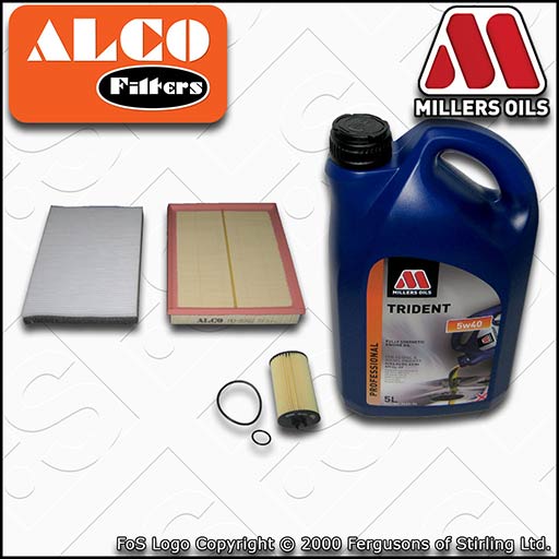 VAUXHALL/OPEL ASTRA H MK5 1.4 (19MA9235->) OIL AIR CABIN FILTER SERVICE KIT +OIL
