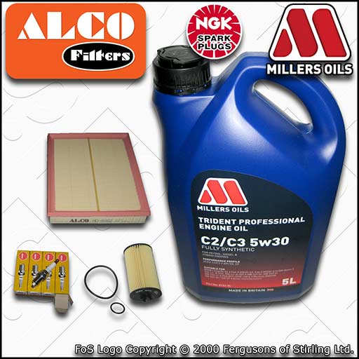 VAUXHALL/OPEL ZAFIRA MK2 1.8 A18XEL A18XER OIL AIR FILTER PLUGS SERVICE KIT +OIL