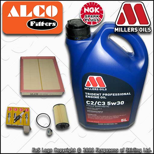 VAUXHALL/OPEL ZAFIRA MK2 1.8 A18XEL A18XER OIL AIR FILTER PLUGS SERVICE KIT +OIL