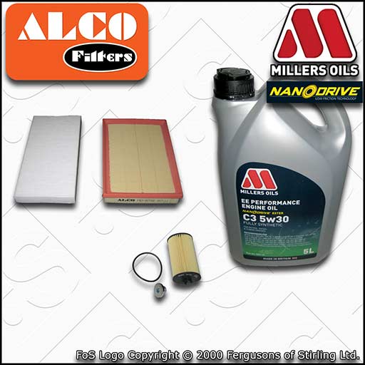 SERVICE KIT for VAUXHALL TIGRA 1.4 19MA9235-> OIL AIR CABIN FILTERS +OIL (07-09)