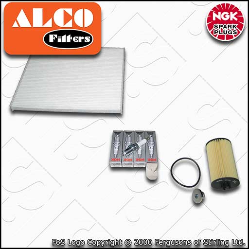 SERVICE KIT for VAUXHALL OPEL ADAM 1.4 S ALCO OIL CABIN FILTER PLUGS 2014-2019