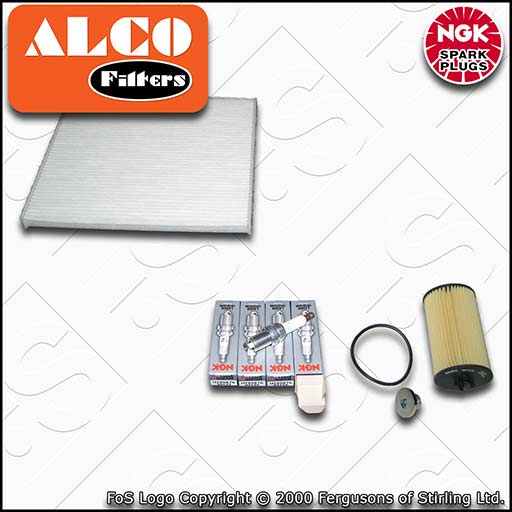 SERVICE KIT for VAUXHALL OPEL ADAM 1.2 1.4 ALCO OIL CABIN FILTER PLUGS 2012-2019