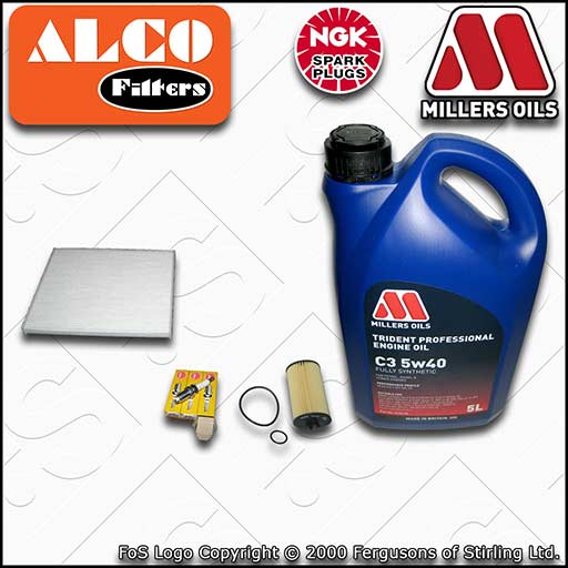 SERVICE KIT VAUXHALL OPEL CORSA D 1.0 19MA9235>Z10XEP OIL CABIN FILTER PLUGS+OIL